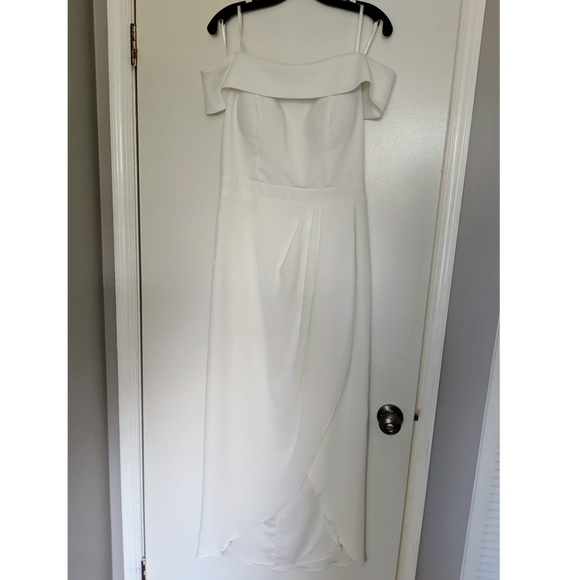 BHLD Midi Wrap Crepe Dress - Jude / Thompson - Picture 5 of 5